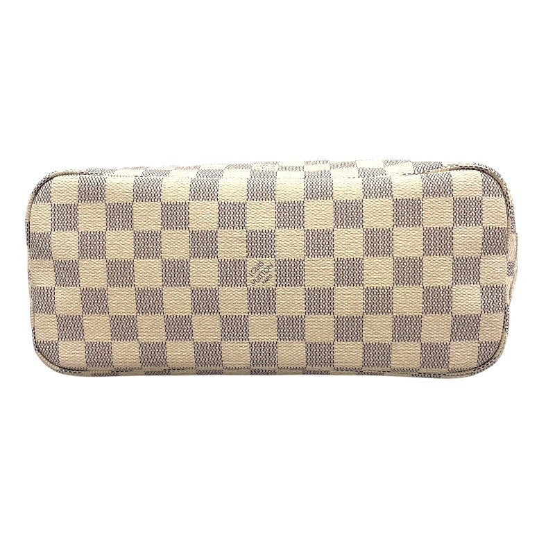 ルイ・ヴィトン LOUIS VUITTON ネヴァーフルPM N40605 ホワイト ダミエ・アズール レディース トートバッグ