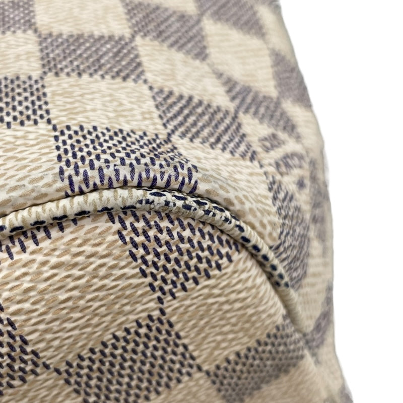 ルイ・ヴィトン LOUIS VUITTON ネヴァーフルPM N40605 ホワイト ダミエ・アズール レディース トートバッグ