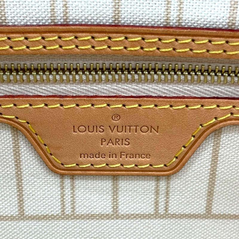 ルイ・ヴィトン LOUIS VUITTON ネヴァーフルPM N40605 ホワイト ダミエ・アズール レディース トートバッグ