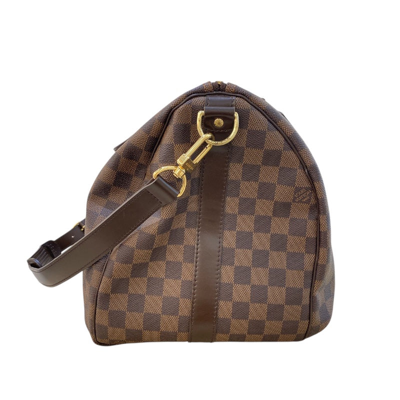 ルイ・ヴィトン LOUIS VUITTON キーポル・バンドリエール45 M41418 ブラウン ダミエ ユニセックス ボストンバッグ