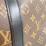 ルイ・ヴィトン LOUIS VUITTON キーポル・バンドリエール 45 M56711 ブラウン/ブラック　ゴールド金具 モノグラム・マカサー メンズ ボストンバッグ