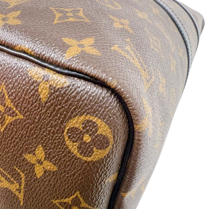 ルイ・ヴィトン LOUIS VUITTON キーポル・バンドリエール 45 M56711 ブラウン/ブラック　ゴールド金具 モノグラム・マカサー メンズ ボストンバッグ