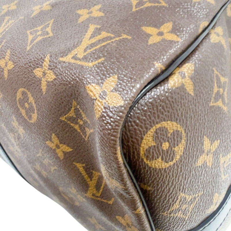 ルイ・ヴィトン LOUIS VUITTON キーポル・バンドリエール 45 M56711 ブラウン/ブラック　ゴールド金具 モノグラム・マカサー メンズ ボストンバッグ