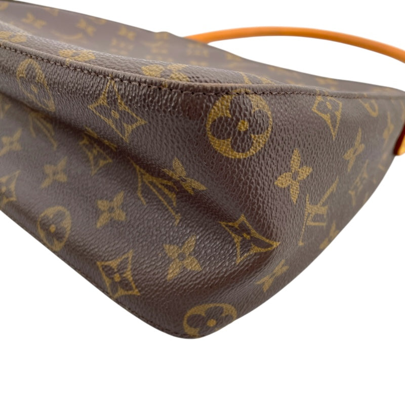 ルイ・ヴィトン LOUIS VUITTON ルーピングMM M51146 ブラウン モノグラム・キャンバス レディース ショルダーバッグ
