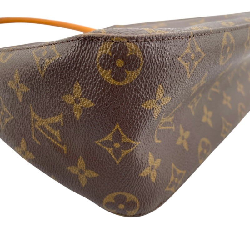 ルイ・ヴィトン LOUIS VUITTON ルーピングMM M51146 ブラウン モノグラム・キャンバス レディース ショルダーバッグ