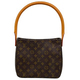 ルイ・ヴィトン LOUIS VUITTON ルーピングMM M51146 ブラウン モノグラム・キャンバス レディース ショルダーバッグ