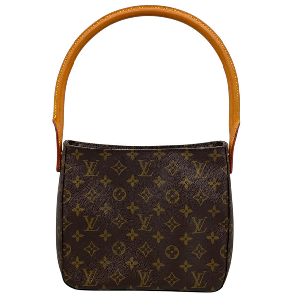 ルイ・ヴィトン LOUIS VUITTON ルーピングMM M51146 ブラウン モノグラム・キャンバス レディース ショルダーバッグ