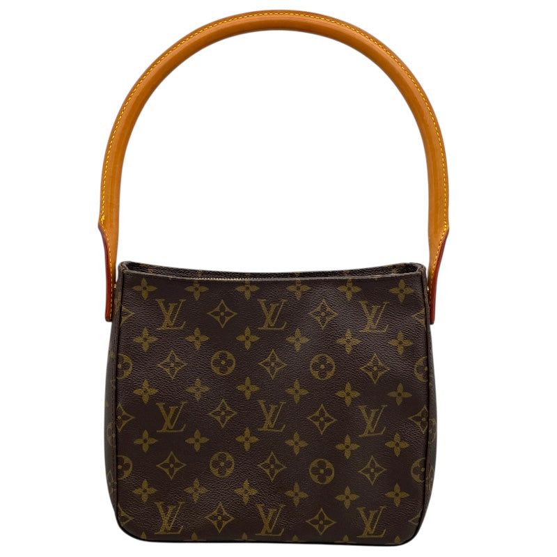 ルイ・ヴィトン LOUIS VUITTON ルーピングMM M51146 ブラウン モノグラム・キャンバス レディース ショルダーバッグ