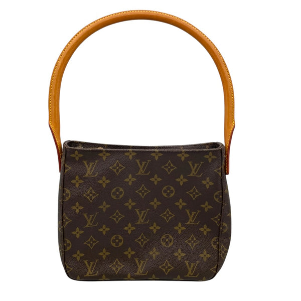 ルイ・ヴィトン LOUIS VUITTON ルーピングMM M51146 ブラウン モノグラム・キャンバス レディース ショルダーバッグ
