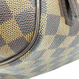 ルイ・ヴィトン LOUIS VUITTON リヴィントンPM N41157 ブラウン ダミエ ユニセックス ハンドバッグ
