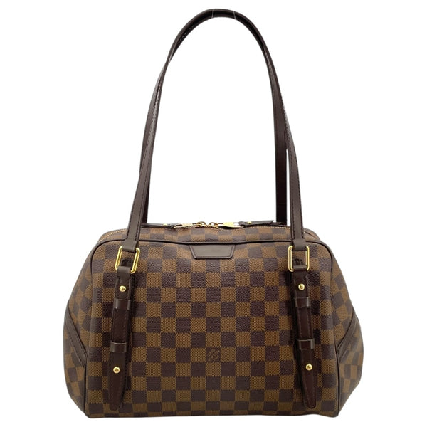 ルイ・ヴィトン LOUIS VUITTON リヴィントンPM N41157 ブラウン ダミエ ユニセックス ハンドバッグ
