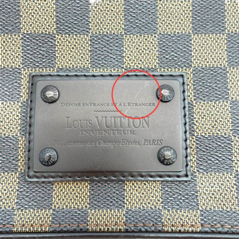 ルイ・ヴィトン LOUIS VUITTON ブルックリンPM N51210 ブラウン ダミエ ユニセックス ショルダーバッグ