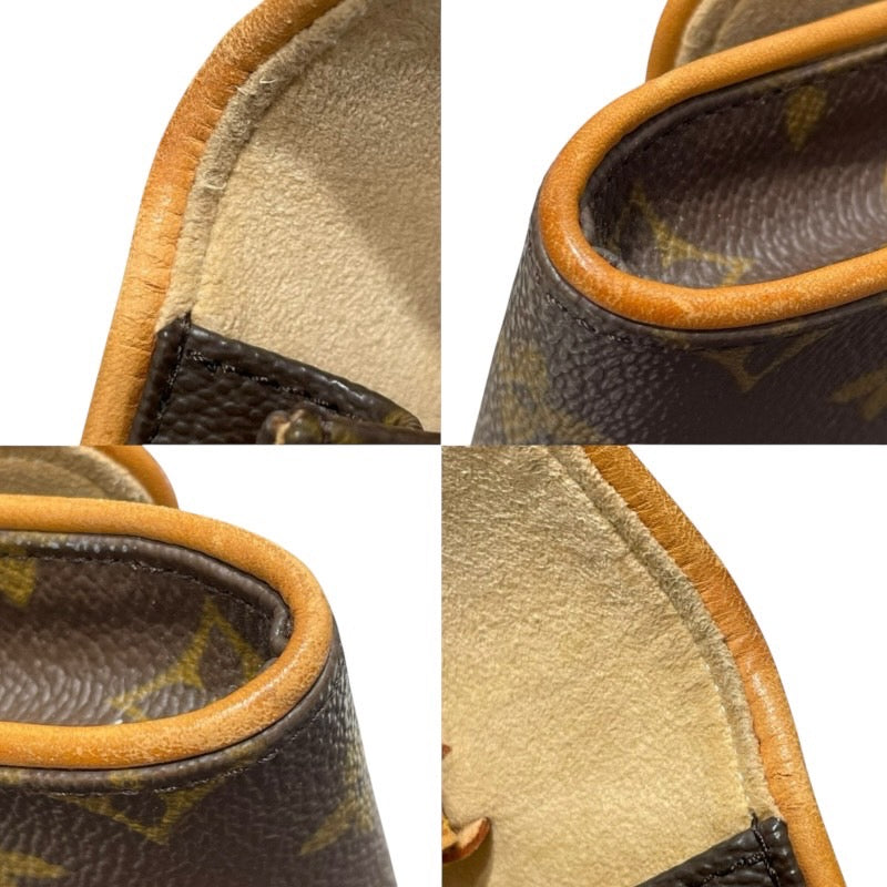 ルイ・ヴィトン LOUIS VUITTON ポシェット・ツインGM M51852 ブラウン モノグラム レディース ショルダーバッグ