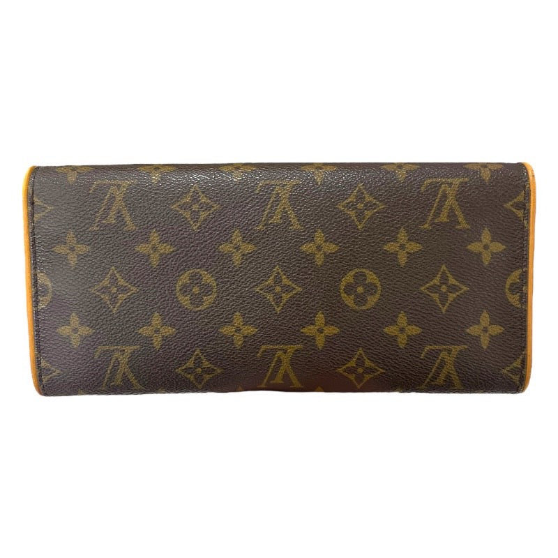 ルイ・ヴィトン LOUIS VUITTON ポシェット・ツインGM M51852 ブラウン モノグラム レディース ショルダーバッグ
