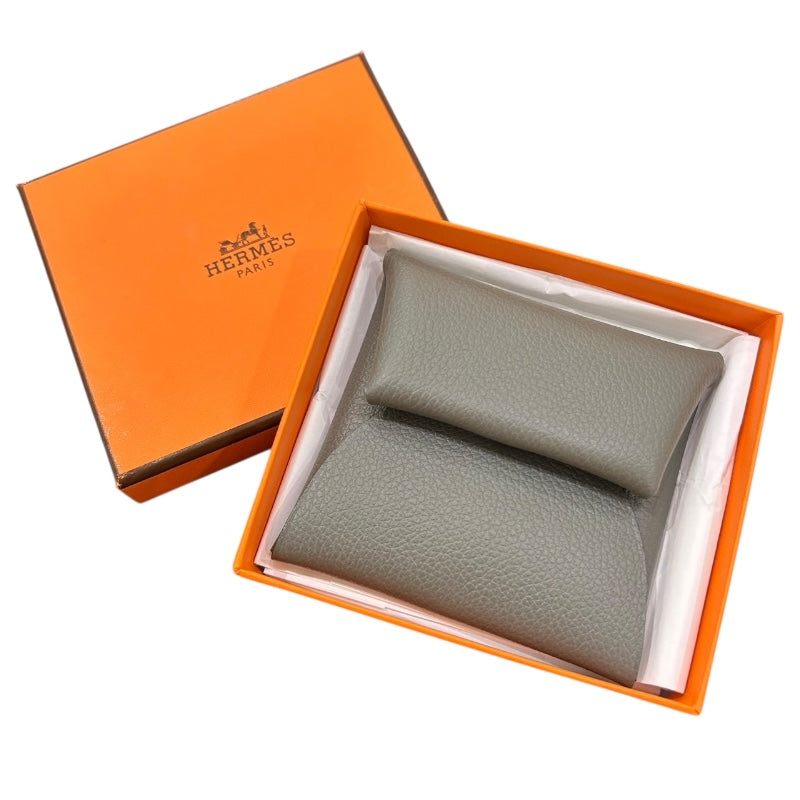 エルメス HERMES バスティアヴェルソ B刻印 グリメイヤー エバーカラー ユニセックス コインケース