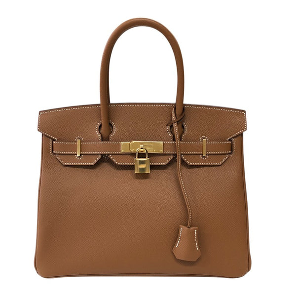 エルメス HERMES バーキン30 Y刻印　(2020年製) ゴールド ゴールド金具 ヴォーエプソン レディース ハンドバッグ