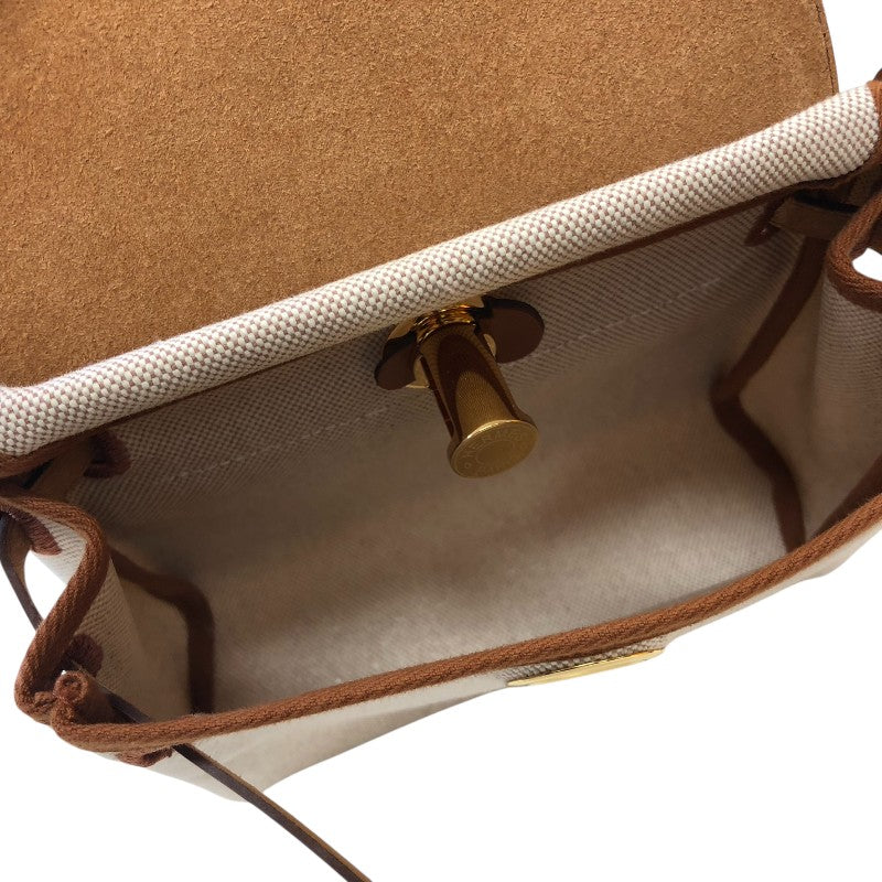 エルメス HERMES エールバッグジップミニ W刻 エクリュ