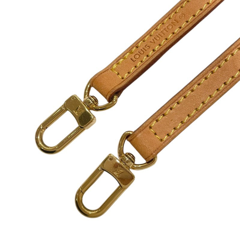 ルイ・ヴィトン LOUIS VUITTON ショルダーストラップ ベージュ ゴールド金具 レザー ユニセックス ショルダーストラップ