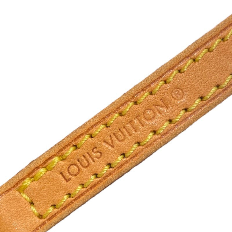 ルイ・ヴィトン LOUIS VUITTON ショルダーストラップ ベージュ ゴールド金具 レザー ユニセックス ショルダーストラップ