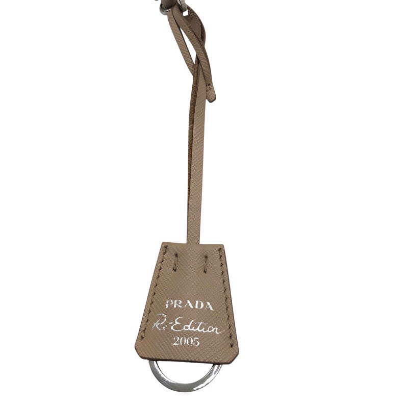 プラダ PRADA Re-Edition2005　バッグ 1BH204 ベージュ×SV金具 ナイロン レディース ショルダーバッグ