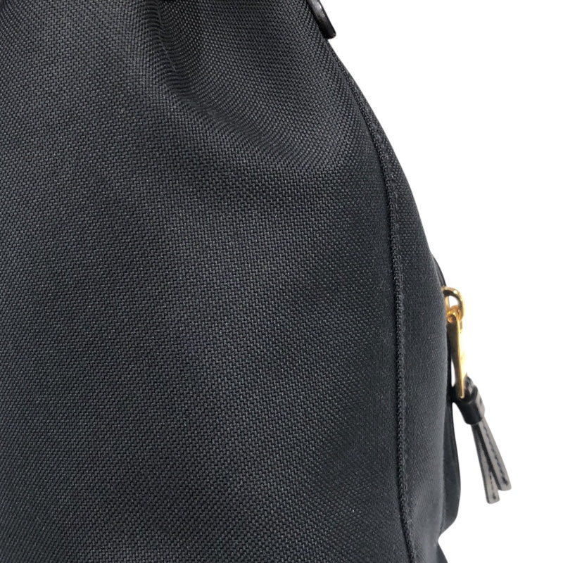 プラダ PRADA デュエットバケットバッグ 1BH038 ブラック ナイロンジャガード レディース ショルダーバッグ