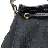 プラダ PRADA デュエットバケットバッグ 1BH038 ブラック ナイロンジャガード レディース ショルダーバッグ
