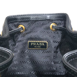 プラダ PRADA デュエットバケットバッグ 1BH038 ブラック ナイロンジャガード レディース ショルダーバッグ