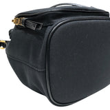 プラダ PRADA デュエットバケットバッグ 1BH038 ブラック ナイロンジャガード レディース ショルダーバッグ