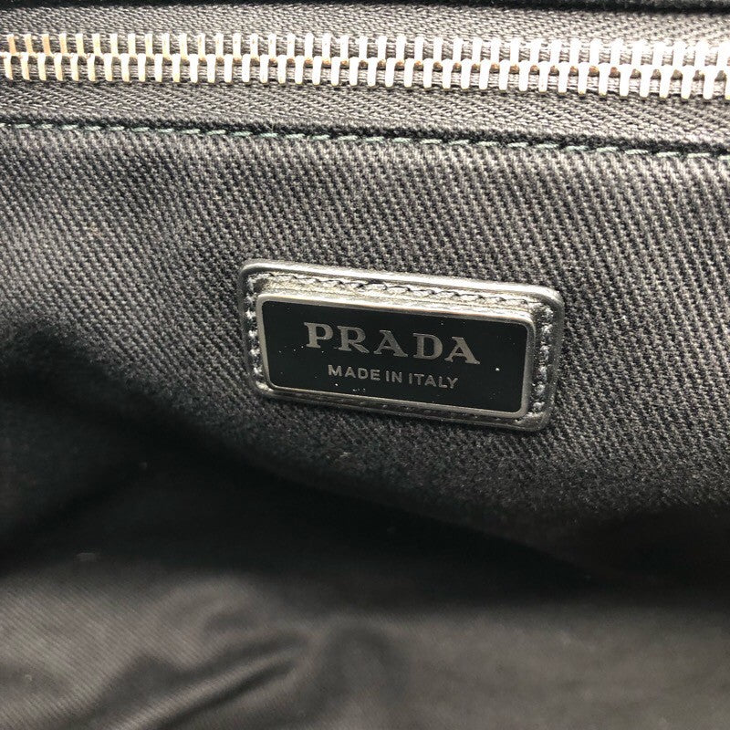 PRADA プラダ 大容量 トートバッグ テスート 白タグ ユニセックス 旅行 PRADA プラダ トートバッグ 1BG159 ブラック ユニセックス 中古A