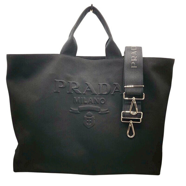 PRADAのトートバッグ Prada レザー トートバッグ | ブラック | FARFETCH JP