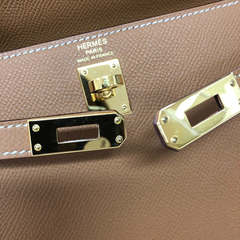 エルメス HERMES ケリー25 外縫い B刻 ゴールド ゴールド金具 エプソン レディース ハンドバッグ