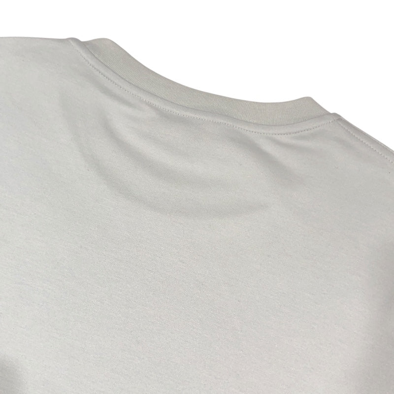 エルメス HERMES カミシヤ混 立体プリントTシャツ ブルー コットン メンズ 半袖Ｔシャツ