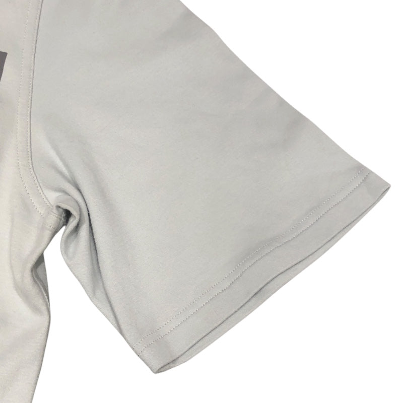 エルメス HERMES カミシヤ混 立体プリントTシャツ ブルー コットン メンズ 半袖Ｔシャツ
