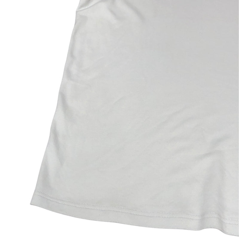エルメス HERMES カミシヤ混 立体プリントTシャツ ブルー コットン メンズ 半袖Ｔシャツ