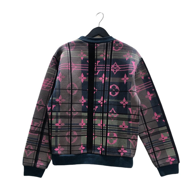 ルイ・ヴィトン LOUIS VUITTON モノグラム柄スウェットシャツ HKY75WZRW ピンク コットン メンズ スウェット