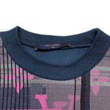 ルイ・ヴィトン LOUIS VUITTON モノグラム柄スウェットシャツ HKY75WZRW ピンク コットン メンズ スウェット