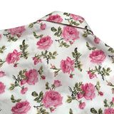 クリスチャン・ディオール Christian Dior フローラル総柄半袖シルクシャツ 193C545A5630 ホワイト シルク メンズ 半袖シャツ