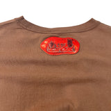 クリスチャン・ディオール Christian Dior × Cuctus Jack プリントTシャツ 283J641B0677 ブラウン コットン メンズ 半袖Ｔシャツ