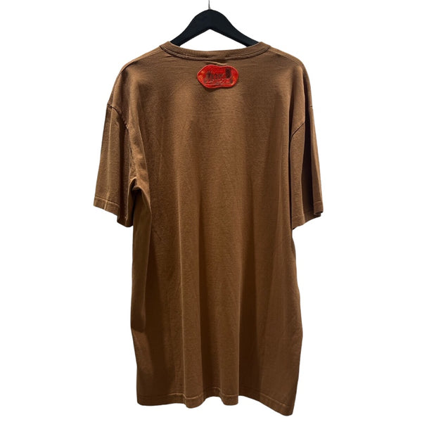 クリスチャン・ディオール Christian Dior × Cuctus Jack プリントTシャツ 283J641B0677 ブラウン コットン メンズ 半袖Ｔシャツ