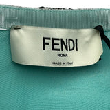 フェンディ FENDI スパンコール装飾スカート FQ7427 シルバー シルク レディース スカート