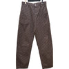 クリスチャン・ディオール Christian Dior オブリーク総柄ダブルニーワークパンツ 183D023AY510 ブラウン コットン メンズ その他ボトムス