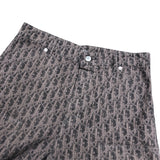 クリスチャン・ディオール Christian Dior オブリーク総柄ダブルニーワークパンツ 183D023AY510 ブラウン コットン メンズ その他ボトムス