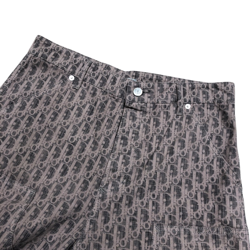 【大人リゾートスタイル★】DIOR ワイドパンツ ロゴ ボタニカル コカ coca シボシャーリングボタニカル柄ワイドパンツ(506224156
