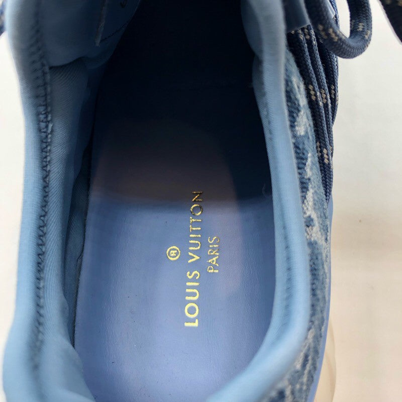 ルイ・ヴィトン LOUIS VUITTON ファストレーンライン　ローカットスニーカー DH80396 モノグラムデニム レディース スニーカー