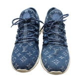 ルイ・ヴィトン LOUIS VUITTON ファストレーンライン　ローカットスニーカー DH80396 モノグラムデニム レディース スニーカー