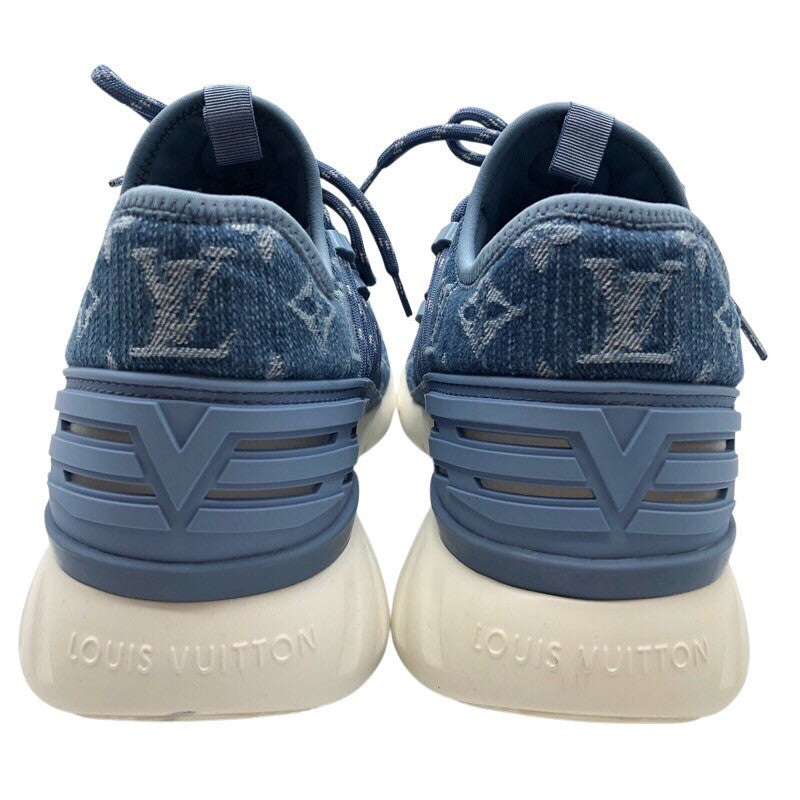 ルイ・ヴィトン LOUIS VUITTON ファストレーンライン　ローカットスニーカー DH80396 モノグラムデニム レディース スニーカー
