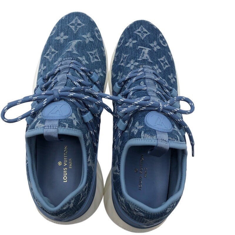 ルイ・ヴィトン LOUIS VUITTON ファストレーンライン　ローカットスニーカー DH80396 モノグラムデニム レディース スニーカー