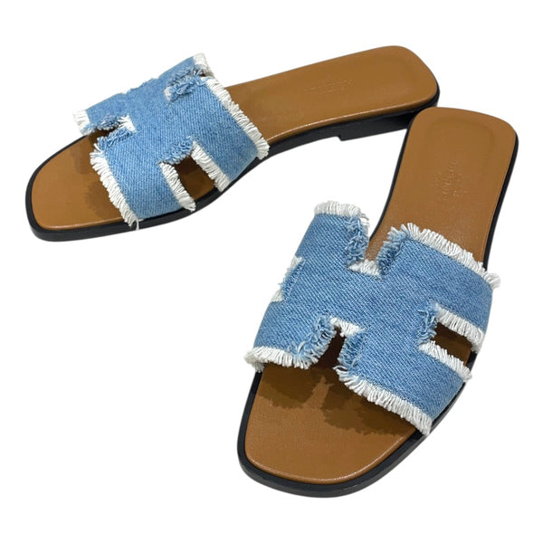 【貴重】HERMES エルメス サンダル オラン バイカラー 35 Oran sandal | Hermès USA