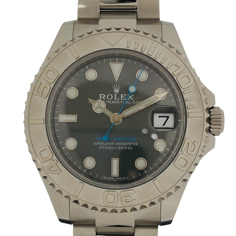 ロレックス ROLEX ヨットマスター37 268622 SS/Pt メンズ 腕時計