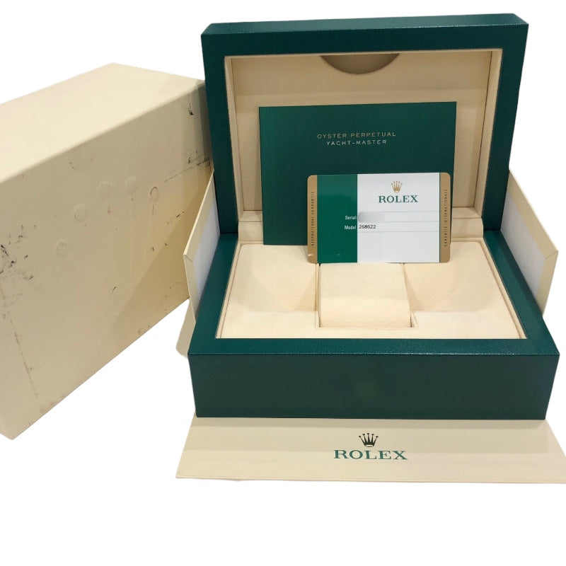 ロレックス ROLEX ヨットマスター37 268622 SS/Pt メンズ 腕時計